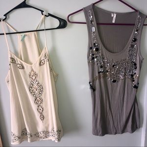 MAurices tank tops lot 2 pieces medium